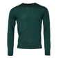 Green Cashmere Crew Neck Sweatshirt Sweater