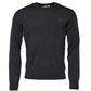 Dark Gray Wool Crew Neck Sweatshirt Sweater