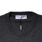 Dark Gray Wool Crew Neck Sweatshirt Sweater