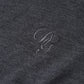 Dark Gray Wool Crew Neck Sweatshirt Sweater