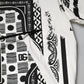 White Bandana Cotton Men Crew Neck T-shirt