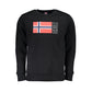 Black Cotton Men Sweater