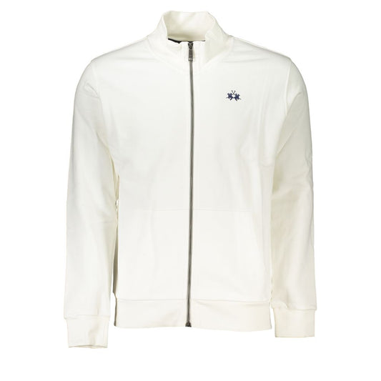 White Cotton Men Sweater