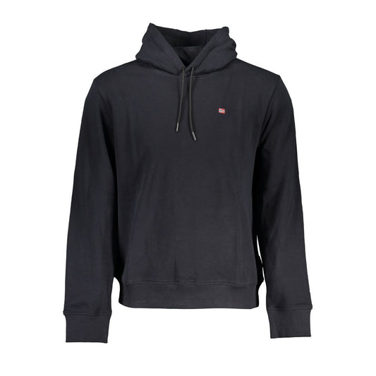 Black Cotton Men Sweater
