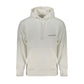 White Cotton Men Sweater with Hood