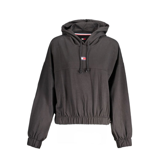 Black Cotton Women Sweater
