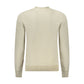Beige Cotton Men Sweater