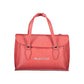 Red Polyethylene Women Handbag