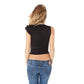 Black Lycra Women Top
