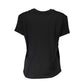 Black Cotton Women T-Shirt