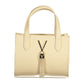 Beige Polyethylene Women Handbag