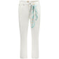 White Cotton Women Skinny Jean