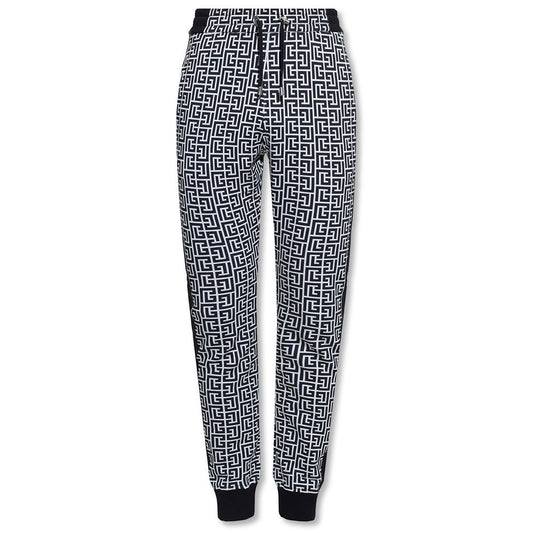 Black Cotton Men Sweatpant