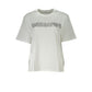 White Cotton Women T-Shirt