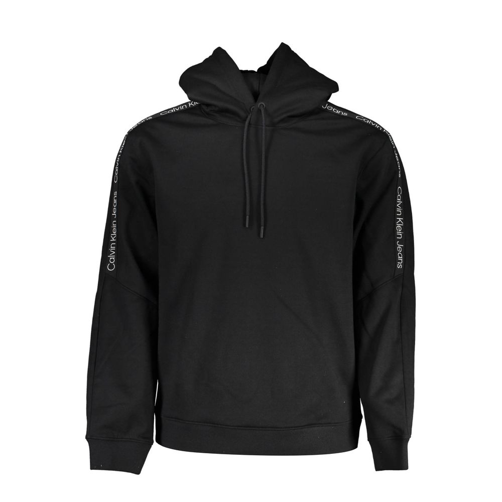 Black Polyester Men's Sweatshirt