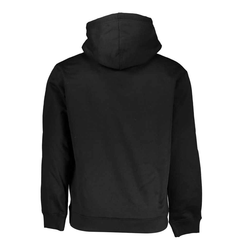 Black Polyester Men's Sweatshirt