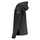 Black Recycled Polyester Men Jacket