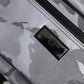 Gray Cotton Camouflage Logo Plaque Backpack Bag