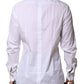 White Cotton GOLD Long Sleeves Formal Shirt