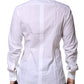 White Cotton GOLD Long Sleeves Formal Shirt