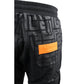 Black Cotton Men Jogging Pant