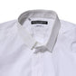 White Cotton GOLD Long Sleeves Formal Shirt