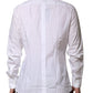 White Cotton GOLD Long Sleeves Formal Shirt
