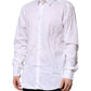 White Cotton GOLD Long Sleeves Formal Shirt