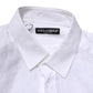 White Cotton Long Sleeves Collared Formal Shirt