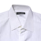 White Cotton GOLD Long Sleeves Formal Shirt