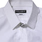 White Cotton MARTINI Long Sleeve Formal Shirt