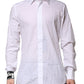 White Cotton GOLD Long Sleeves Formal Shirt