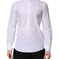 White Cotton Slim Long Sleeves Formal Shirt