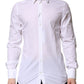 White Cotton GOLD Long Sleeves Formal Shirt