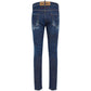 Blue Cotton Men Jeans