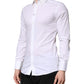White GOLD Long Sleeves Dress Formal Shirt