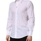 White MARTINI Long Sleeves Dress Formal Shirt