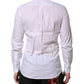 White MARTINI Long Sleeves Dress Formal Shirt
