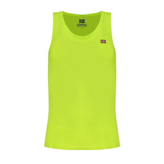 Green Cotton Men Shirt