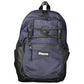 Blue Polyester Men Backpack