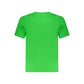 Green Cotton Men T-Shirt