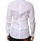 White GOLD Long Sleeves Dress Formal Shirt