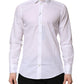 White Cotton Long Sleeves Dress Formal Shirt