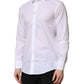 White Cotton Long Sleeves Dress Formal Shirt