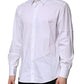 White GOLD Long Sleeves Dress Formal Shirt