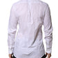 White MARTINI Long Sleeve Dress Formal Shirt