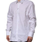 White GOLD Long Sleeve Dress Formal Shirt