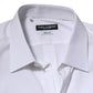 White GOLD Long Sleeve Dress Men Formal Shirt