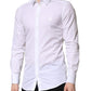 White GOLD Cotton Long Sleeves Men Formal Shirt