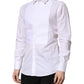 White GOLD Cotton Bib Dress Formal Shirt